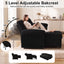 LLappuil 86" Sectional Sofa, Sectional Couch with Pull Out Sofa Bed, Corduroy Sofa Couch Convertible Sofa Bed with Storage Chaise, Small Desktop, Charging Port for Living Room