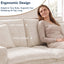 LLappuil 81" Chenille Sofa, Comfy Loveseat Sofa Couch , Mid-Century Upholstered Couch for Living Room Gray