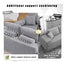 LLappuil 144" Sectional Sofa, Oversized Modular Sectional Couch with Chaise, Magazine Pockets, Removable Armrests, Cloud Boneless Corduroy Sofa Convertible Sofa Bed for Living Room