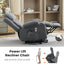 LLappuil Power Lift Recliner Chair, Massage Recliner Chair with Heat, Reading Chair with Side Pocket, USB Charge Port, Remote Control for Living Room, Bedroom Gray