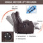 LLappuil Power Lift Recliner Chair, 8‑Point Vibration Massage Reclining Chair with Heat, Faux Leather Reading Chair with Side Pocket, USB Charge Port, Remote Control for Living Room