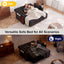 LLappuil 66" Sofa Bed Full Size, Loveseat Sofa Convertible Sofa Bed, Chenille Sofa Couch with USB Charging Port, Foldable Side Tray, Cup Holder, Hidden Storage Armrest
