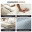 LLappuil King Size Convertible Sofa Bed, 87" DIY Chenille Sofa Couch with Deep Seat for Living Room Beige