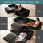 LLappuil Modular Sectional Sofa, Oversized Floor Sofa Convertible Sleeper Sofa Bed King Size, Velvet 3 Seater Sofa with Movable Ottoman for Living Room