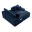 LLappuil 95" Sectional Sofa, Modular Sectional Couch with Left Chaise, Deep Seat Corduroy Cloud Sofa for Living Room