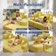 LLappuil 2 Piece Chaise Lounge Chair Indoor, Corduroy Boneless Sofa Bed, Deep Seat Sleeper Couch Reading Chairs, Cloud Sofas Couches for Living Room, No Assembly Required Yellow