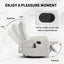 LLappuil Recliner Chair, 360° Swivel Massage Recliner Chair with Heat, Nursery Glider Rocker Faux Leather Recliner Chair for Living Room Beige