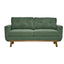 LLappuil 65" Loveseat Sofa, Love Seat Small Sofa Couch for Living Room, Bedroom, Compact Space, Polyester Green