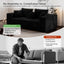 LLappuil 94" Boneless Couch, Corduroy 3 Seat Sofa, Deep Seat Cloud Sofa Couch for Living Room