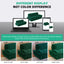 LLappuil 73" Pull Out Sofa Bed Queen Size, Velvet Loveseat Sofa Couch Convertible Sofa Bed for Living Room Green