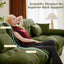 LLappuil 94" Loveseat Sofa, Oversized Velvet Cloud Couch for Living Room