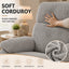 LLappuil Recliner Chair, 360° Swivel Reclining Chair, Manual Nursery Glider Rocker Recliner Chair for Living Room, Corduroy Beige