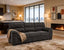 LLappuil 81" Mid-Century Modern Sofa, 3 Seat Sofa Cloud Couch for Living Room, Linen Dark Gray