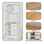LLappuil 67" Kitchen Pantry, Kitchen Pantry Storage Cabinet with LED Light & Outlet, Kitchen Hutch with 6 Hooks, Drawer, Adjustable Shelves White