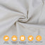 LLappuil 89" Loveseat Sofa, Pull Out Sofa Bed King Size, Chesterfield Sofa Convertible Sleeper Sofa Bed, Velvet 3-Seater Sofa with Movable Ottoman for Living Room Beige