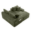 LLappuil 106" Sectional Sofa, Modular Sectional Couch with Left Chaise, Deep Seat Corduroy Cloud Sofa for Living Room