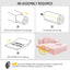 LLappuil Chaise Lounge Chair Indoor, Corduroy Boneless Sofa Bed, Deep Seat Sleeper Couch Reading Chairs, Cloud Sofas Couches for Living Room, No Assembly Required Pink