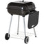 NYBOPAVIS 22''BBQ Charcoal Barbecue Grill with 2 Wheels,Grills Cabinet up to 1112℉ for Camping