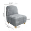 LLappuil Modular Combination Sofa Center Seater,Combination Sofa Belly Teddy Sofa Accessory, Carton B (Grey)