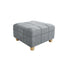 LLappuil Modular Combination Sofa Ottoman, Combination Sofa Belly Teddy Sofa Accessory, Carton C (Grey)