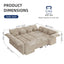 LLappuil Chenille Modular Sectional Sofa BT10, Parent