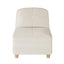 LLappuil Modular Sectional Sofa Middle Module Seat, Combination Sofa Teddy Velvet Fabric Storage Chair, Carton B (Beige)