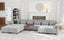 LLappuil 9 Seater Sectional Sofa U Shaped Large Sectional Modular Couch for Living Room with Reversible Chaise, Storage Ottoman, Adjustable Armrest Backrest, 154.3" Wide, Comfort Gray Chenille