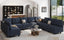 LLappuil Oversized Modular Sofa 12 Seater Storage Sectional with Reversible Chaise, Large U Shaped Couches for Living Room Office, Denim Blue