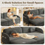 LLappuil Pull Out Sofa Bed King Size, Loveseat Sofa Covertible Sofa Bed, Chenille Sofa Couch with USB Port, Side Pocket for Living Room