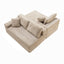 LLappuil 106" Sectional Sofa, Modular Sectional Couch with Left Chaise, Deep Seat Corduroy Cloud Sofa for Living Room
