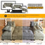 LLappuil Sectional Sofa, U Shaped Sectional Couch with Pull Out Sofa Bed, Chenille Convertible Sleeper Sofa Bed with Chaise, Removable Armrests, USB Ports Light Gray