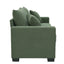 LLappuil 69" Loveseat Sofa, Upholstered Couch with 2 Throw Pillows for Living Room, Linen Green