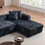 LLappuil 108" Sectional Sofa, Modular Sectional Couch with Left Chaise, Boneless Chenille Cloud Sofa Couch for Living Room