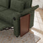 LLappuil 81" Loveseat Sofa with Recliner Chair, 3 Seat Sofa with Pull Out Sofa Bed, Chenille Sofa Couch Convertible Sofa Bed with Tabletop, Cup Holder, USB & Type-c Charging Port for Living Room
