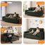 LLappuil 81" Corduroy Sofa, Comfy Loveseat Sofa Couch , Mid-Century Upholstered Couch for Living Room Beige