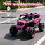LLappuil 24V 2-Seater Ride On Car, 400W Kids All-Terrain Ride On Toys with Remote Control, 4 Wheel Suspension, Power display, Bluetooth, MP3 Music, LED Light for Age 3+ Years Old