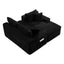 LLappuil 95" Sectional Sofa, Modular Sectional Couch with Left Chaise, Deep Seat Corduroy Cloud Sofa for Living Room
