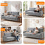 LLappuil 81" Chenille Sofa, Comfy Loveseat Sofa Couch , Mid-Century Upholstered Couch for Living Room