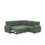 LLappuil 85" x 85" Sectional Sofa, L Shaped Sectional Couch with Pull Out Sofa Bed, Convertible Sofa Bed with Hidden Storage, Foli Fabric 5 Seat Sofa Couch for Living Room