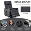 LLappuil Power Lift Recliner Chair, 8‑Point Vibration Massage Reclining Chair with Heat, Faux Leather Reading Chair with Side Pocket, USB Charge Port, Remote Control for Living Room