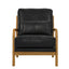 LLappuil Accent Chair, Mid-Century Modern Reading Single Sofa Chair for Living Room, Foil Fabric