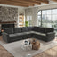 LLappuil Sectional Sofa with Pull Out Sofa Bed, Oversized Chenille Sofa Couch Convertible Sleeper Sofa Bed for Living Room Apartment