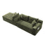 LLappuil 95" Sectional Sofa, Modular Sectional Couch with Right Chaise, Deep Seat Corduroy Cloud Sofa for Living Room