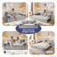 LLappuil 80" Corduroy Sofa, Pull Out Sofa Bed King Size, Loveseat Sofa Convertible Sofa Bed for Living Room