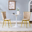 LLappuil Dining Chair Set of 2, 2 Piece Upholstered Accent Chairs for Dining Room, Living Room Beige