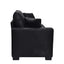 LLappuil 69" Loveseat Sofa, Upholstered Couch with 2 Throw Pillows for Living Room, Foil Fabric Black