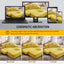 LLappuil Chaise Lounge Chair Indoor, Corduroy Boneless Sofa Bed, Deep Seat Sleeper Couch Reading Chairs, Cloud Sofas Couches for Living Room, No Assembly Required Yellow