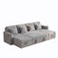 LLappuil 107" Sectional Sofa, U Shaped Sectional Couch with Storage Chaise, Pull Out Sofa Bed Convertible Sofa Bed, Corduroy Sofa Couch with USB Charging Port, Cup Holder for Living Room Light Gray