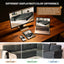 LLappuil Sectional Sofa, Sectioanl Couch with Pull Out Sofa Bed King Size, Chenille Sofa Conertible Sofa Bed for Living Room
