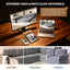 LLappuil Sectional Sofa, Sectioanl Couch with Pull Out Sofa Bed King Size, Chenille Sofa Conertible Sofa Bed for Living Room